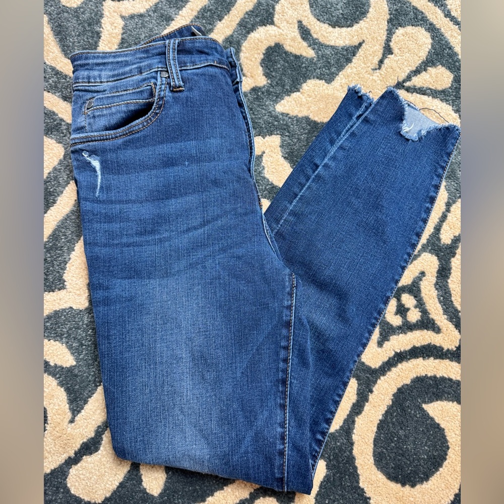 Kut from the Kloth Dark Blue Skinny Jeans - Picture 2 of 9